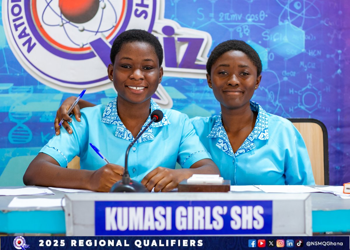 NSMQGhana's tweet image. ASHANTI:
In our next contest, we have:
Uthmaniya SHS
Kumasi Girls’ SHS
Mankranso SHS
#NSMQRegionals #NSMQ2025 #Primetime