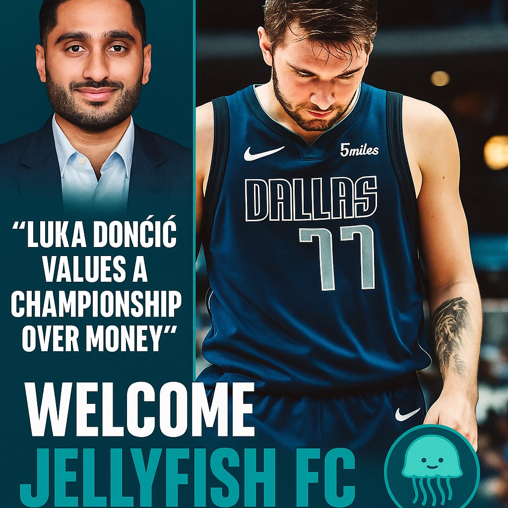ProfessorrBron's tweet image. Jellyfish FC is signing @lokuradoncic and is expected a 3-year deal worth up to $14.5 million
The dynamic talent is finalizing a deal to join the club this season. @lokuradoncic brings versatility and energy to the squad — a key addition for Jellyfish FC as they push forward.…