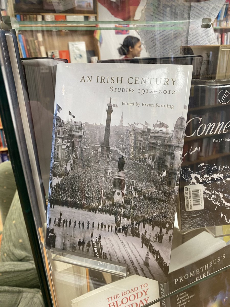 BryanFanning's tweet image. Secondhand copies of two of mine spotted in Oxfam on Parliament St Dublin