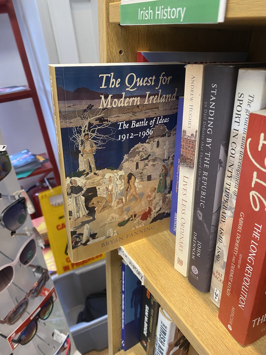 BryanFanning's tweet image. Secondhand copies of two of mine spotted in Oxfam on Parliament St Dublin
