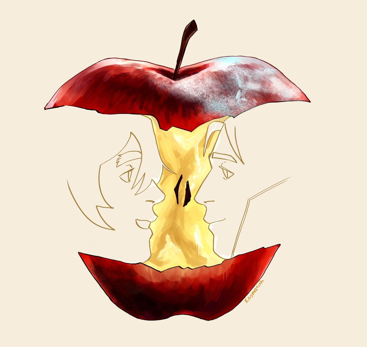Kosmatish's tweet image. frozen and stained apple 

#ninjago #ninjagoglacier