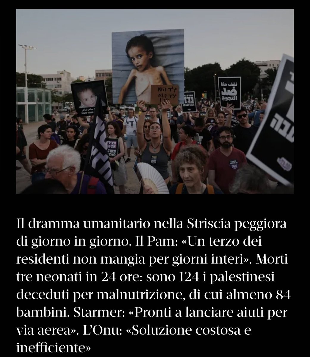 Flexgrimmy_'s tweet image. Gaza, migliaia di aiuti umanitari distrutti perchรฉ deteriorati. Meloni: ยซControproducente riconoscere ora la Palestinaยป๐ก
La situazione umanitaria a Gaza รจ drammatica, sebbene israele dice che non c'รจ una carestia diffusa,
un terzo della popolazione che non ha cibo per giorniโฆ