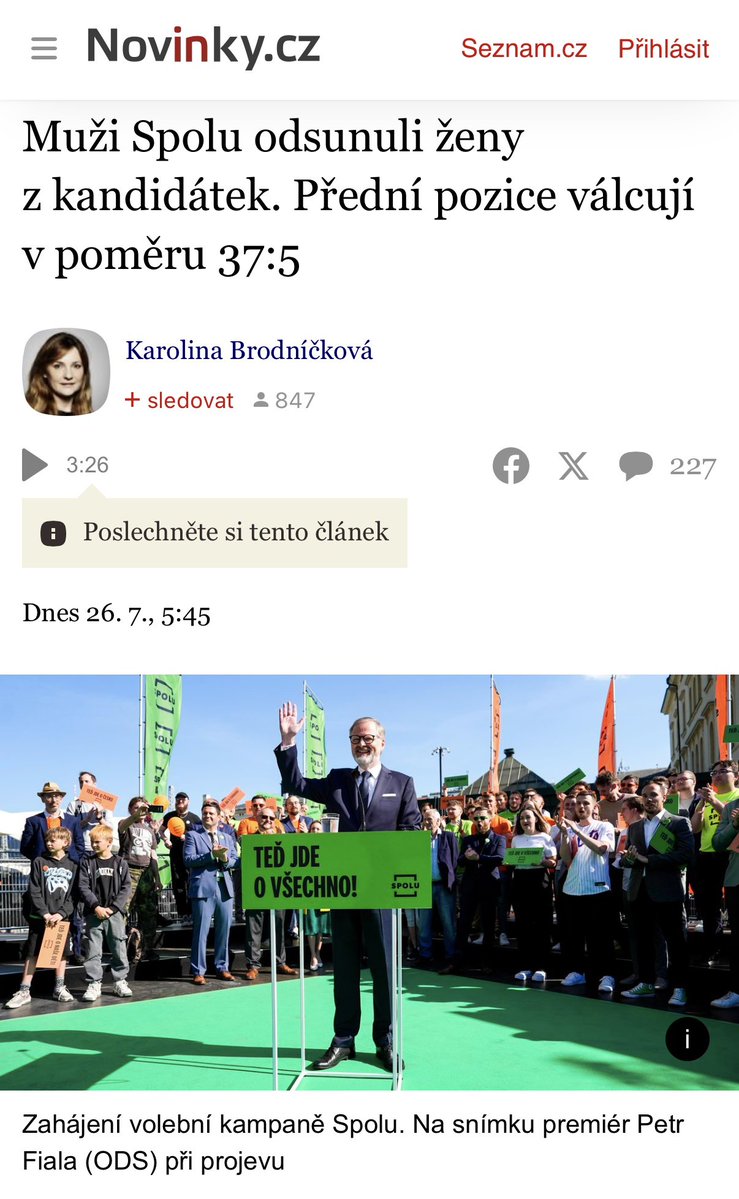 JanFar_sky's tweet image. To je tak, když nastavíte podmínky, aby vyhovovaly mužům, sveřepě bráníte jejich úpravám, a pak se divíte, že ženy nekandidují…

Kvalita jednání v české Sněmovně je zoufalá. Jedinec může debatu hodiny blokovat, aniž by cokoliv k tématu řekl. Menšina brání většině rozhodovat.…