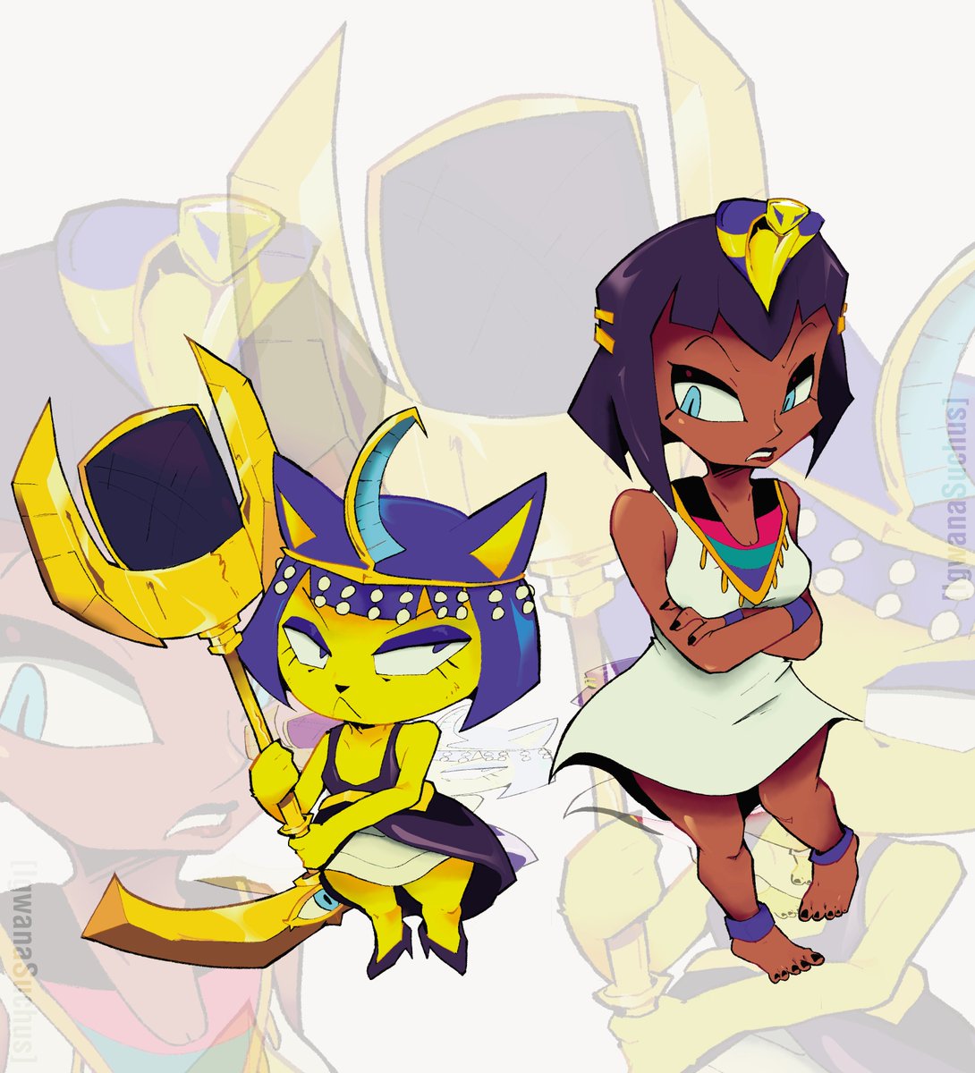 ReptileDoodler's tweet image. those twooooooooooo
#art #ankha #eliza #skullgirls #animalcrossing #fanart
