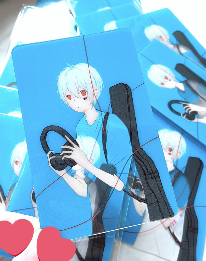 歌みたの配布物はこんな感じです…！両日いますので、もしお会いできそうな方いればお声かけいただけると嬉しいです(,,> <,,)