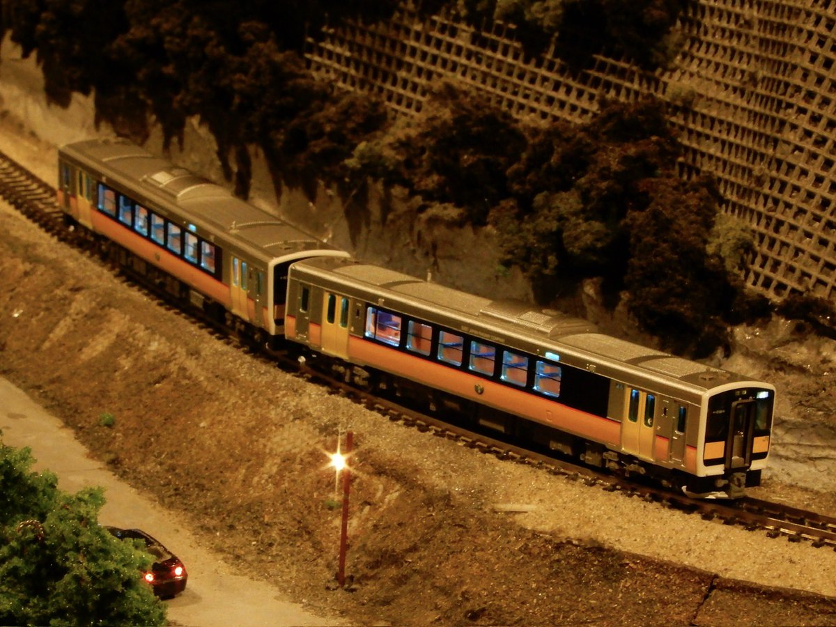 parr265's tweet image. 天の川(@nagi_ntrain)さんでの運転会！
ざっくりまとめてみた！

やっと手に入ったキハE120のオレンジ塗装かっこよすぎ✨もう1セット欲しいところ(^◇^;)
