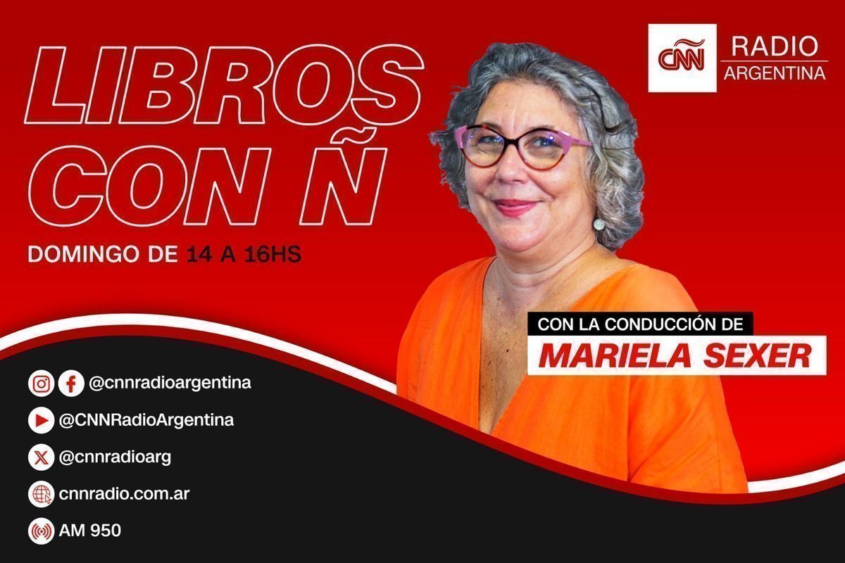 cnnradioarg's tweet image. EN EL AIRE | Arranca #LibrosConÑ con la conducción de Mariela Sexer (@marielasexer) y un gran equipo de profesionales.
🎙️Seguilo en vivo por cnnradio.com.ar
#CNNRadioArgentina