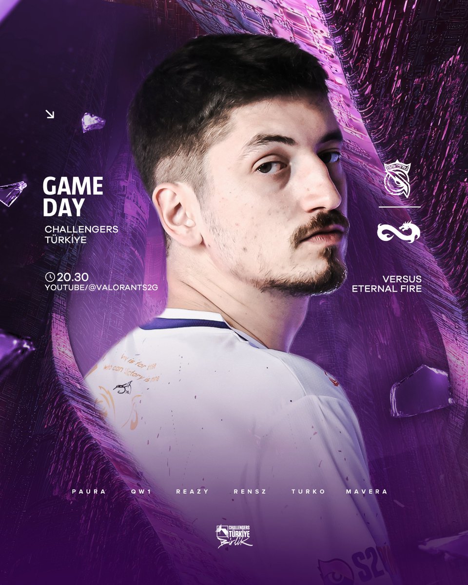 VALORANT Challengers Türkiye Split 3’te bugünkü rakibimiz Eternal Fire!🦉

🆚 Eternal Fire
⏰ Saat: 20.30
📺 Youtube | youtube.com/@valorants2g

#S2GGang #S2GWIN