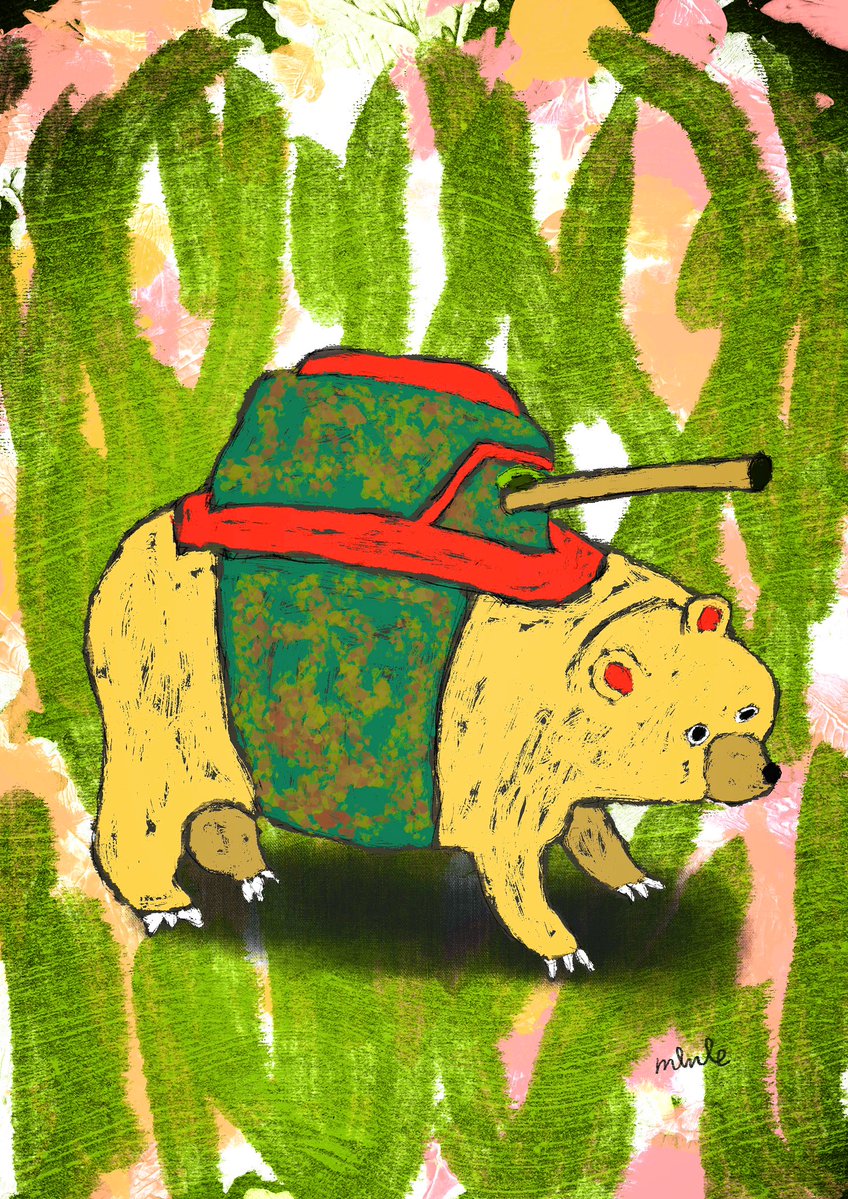 eheta_eheta's tweet image. ヒグマ戦車。