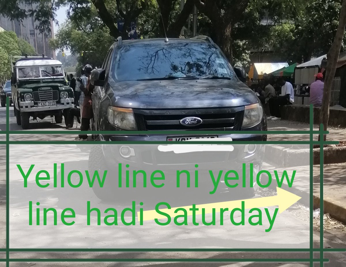 The law is the law, a yellow line remains a yellow line even when it has faded. <a href="/Ma3Route/">Ma3Route</a> <a href="/SakajaJohnson/">Sakaja Arthur Johnson</a> make sure this revenue is accounted for on Monday.
<a href="/C_NyaKundiH/">Cyprian, Is Nyakundi Kibiru</a> <a href="/Kenyans/">Kenyans.co.ke</a>