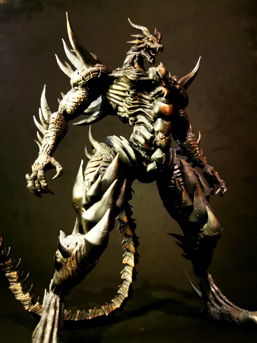 design_misaki's tweet image. 【ワンフェス2025夏】
月下麗人(6-09-14)
新作
龍神王 ¥12000 7パーツ
3Dプリントキット
何とか間に合いました
どぉぞ宜しくお願いします
#WF2025S月下麗人 #戦国魔伝 #ドラゴン