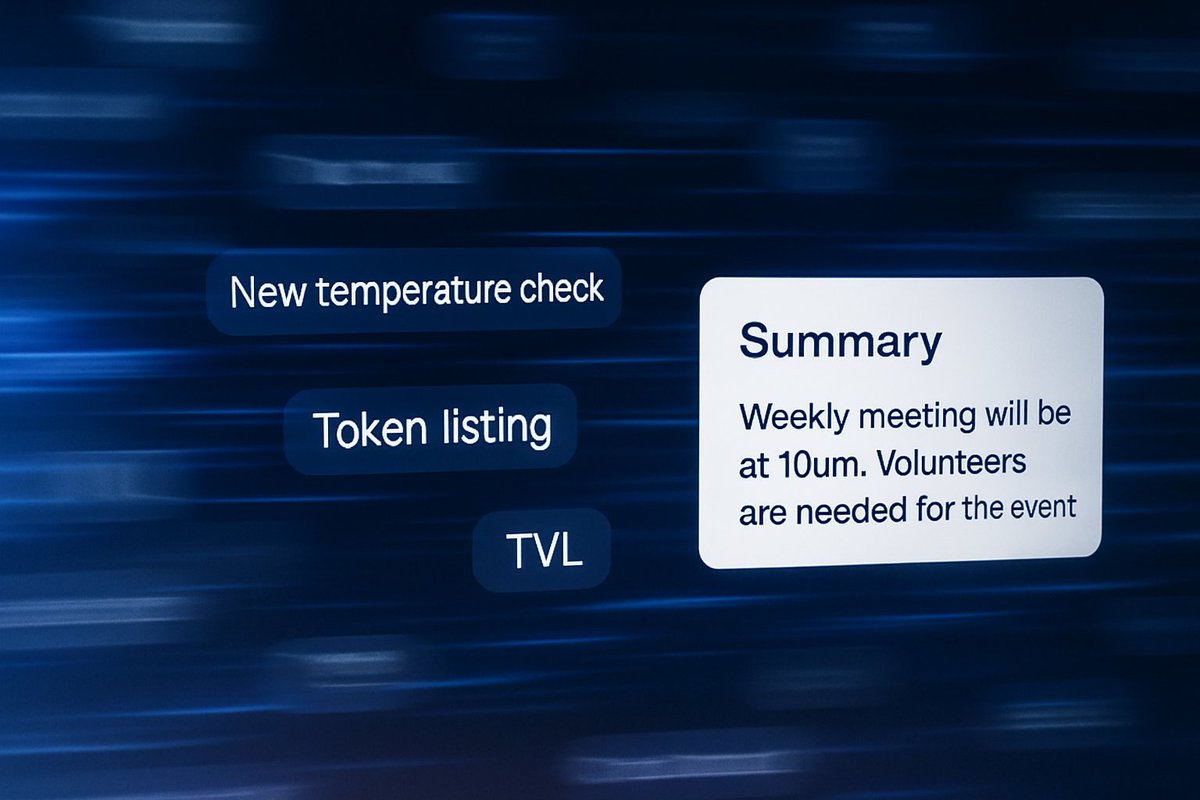 together_crew's tweet image. Telegram is the town square of Web3

 But it’s noisy, messy, and hard to follow

We’ve fixed that with our instant on demand summaries

Request access here 👉 togethercrew.com/update-me