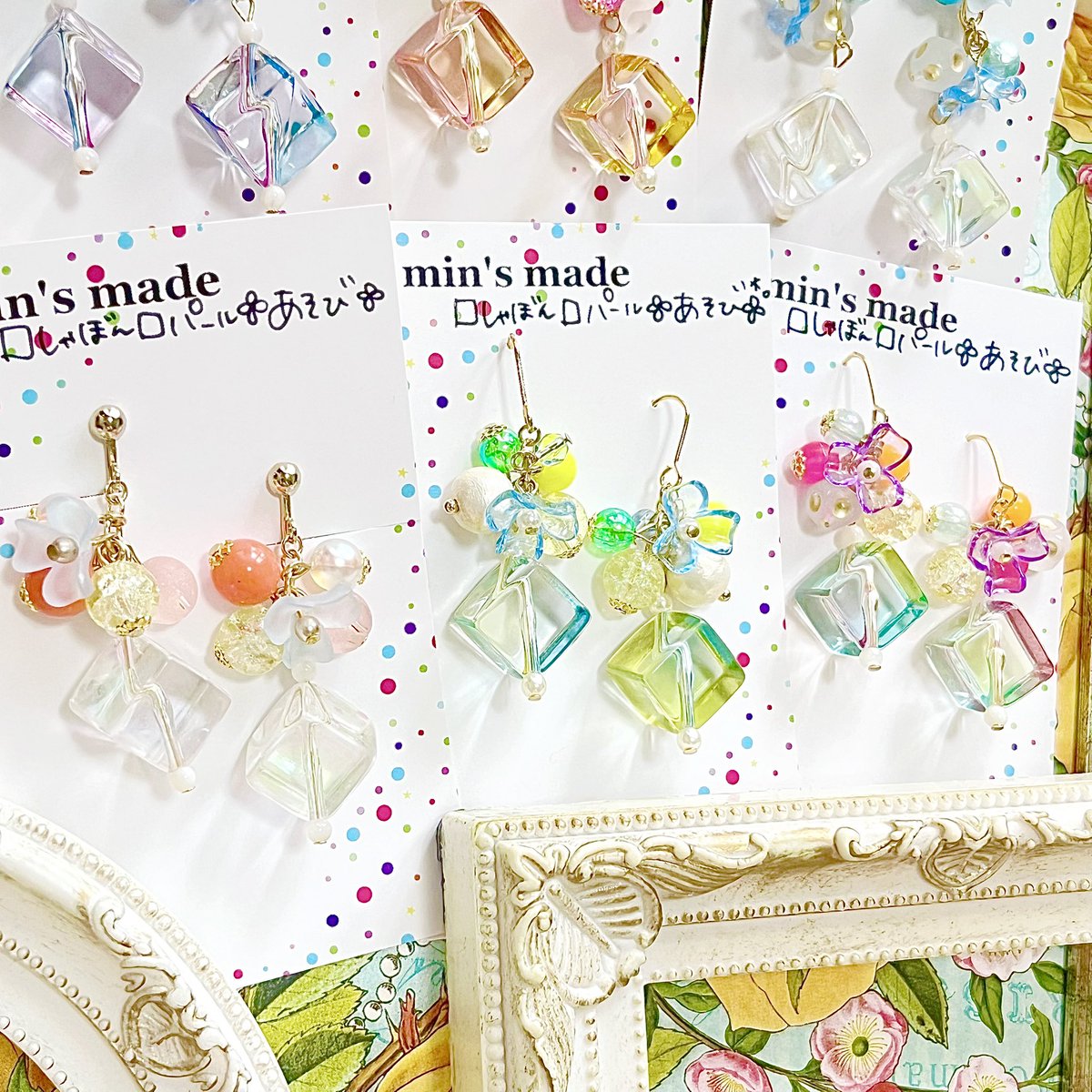 minsmade's tweet image. 明日7/27(日)は10:30〜18:00に御徒町駅南口目の前のパルコヤ軒下(アートスポーツ脇)で開催される『御徒町マーケット🐼』に出店します😉🎪

時間帯によっては陽が当たる可能性があるので、ご来場の際は熱中症対策をしてご来場ください☺️🧊👍

明日も素敵なご縁と嬉しい再会が沢山ありますように🥰❣️