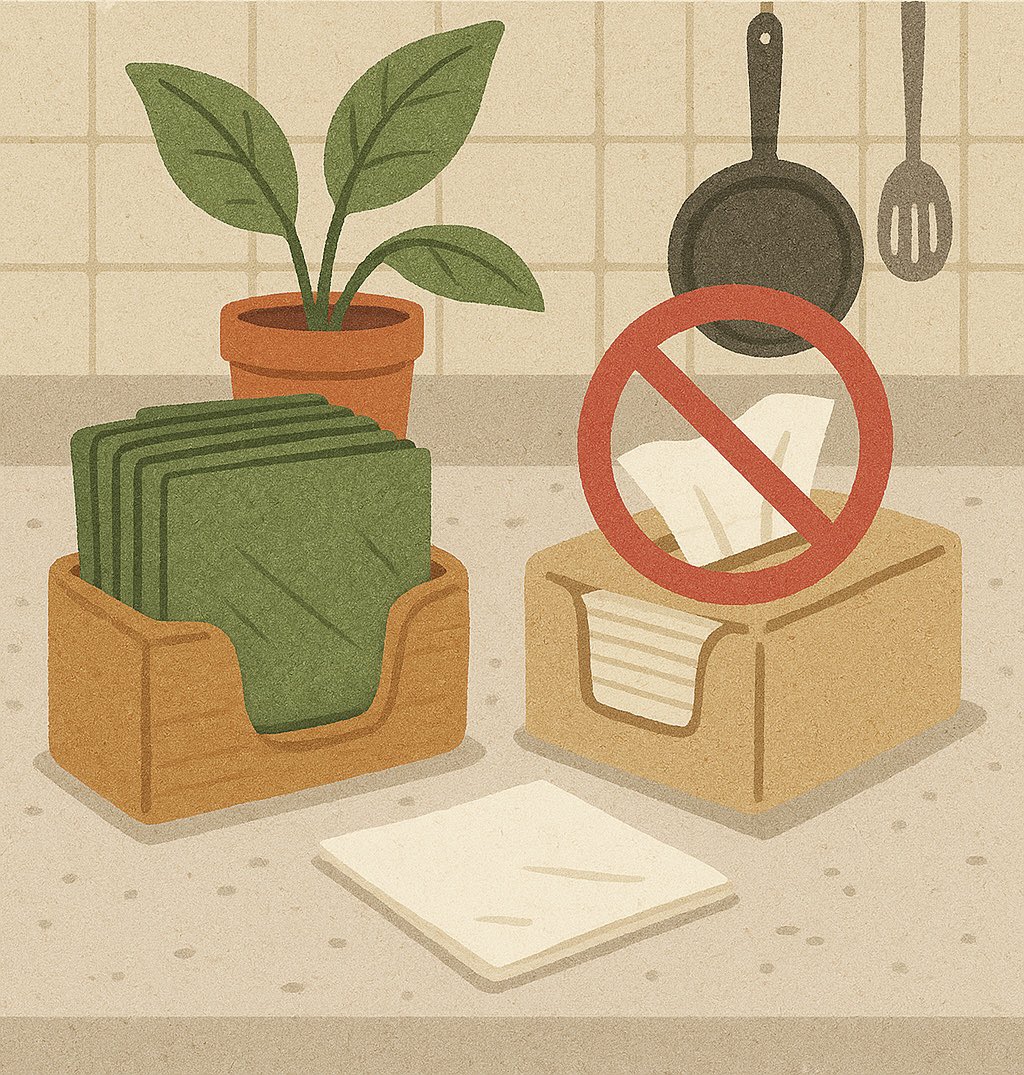 📌 Consejo ecológico: Reduce el uso de servilletas desechables en tu hogar.

♻️ Opta por servilletas de tela reutilizables, más elegantes y sostenibles.

🔗 Más ideas en bienesDar.org/EcologiaDomest…

#VidaSostenible #EcoTips #EcologíaDoméstica #CuidadoDelPlaneta #ConsumoResponsable