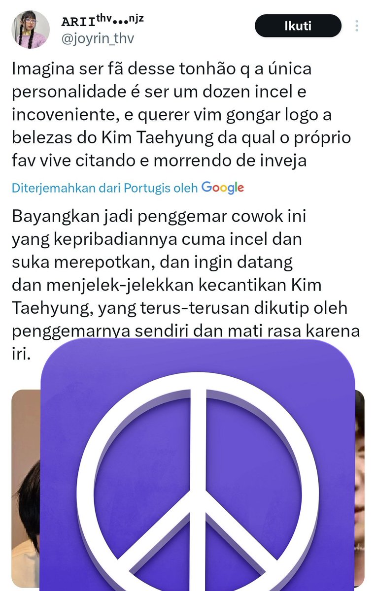 ProtectSJ_INA's tweet image. 🚨 REPORT & BLOCK🚨
❌ Jangan berinteraksi! (Don't interact!)
1. x.com/pinkytaetae2
2. x.com/mymiils
3. x.com/joyrin_thv
4. x.com/luci_lucirodlu
🎯 Report untuk ujaran kebencian (Report for harassment)‼️