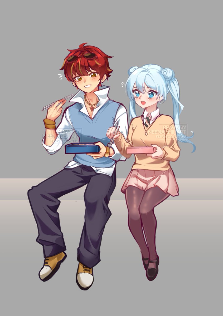 neenachii_art's tweet image. No words can describe how this makes me happy 😊❤️❤️ Kazuya and Yori in 2025? ahahaha
Kazuya- @SnowCarnival
Yori- @neenachii_art
---
#oc #originalcharacters #originalcharacterart
