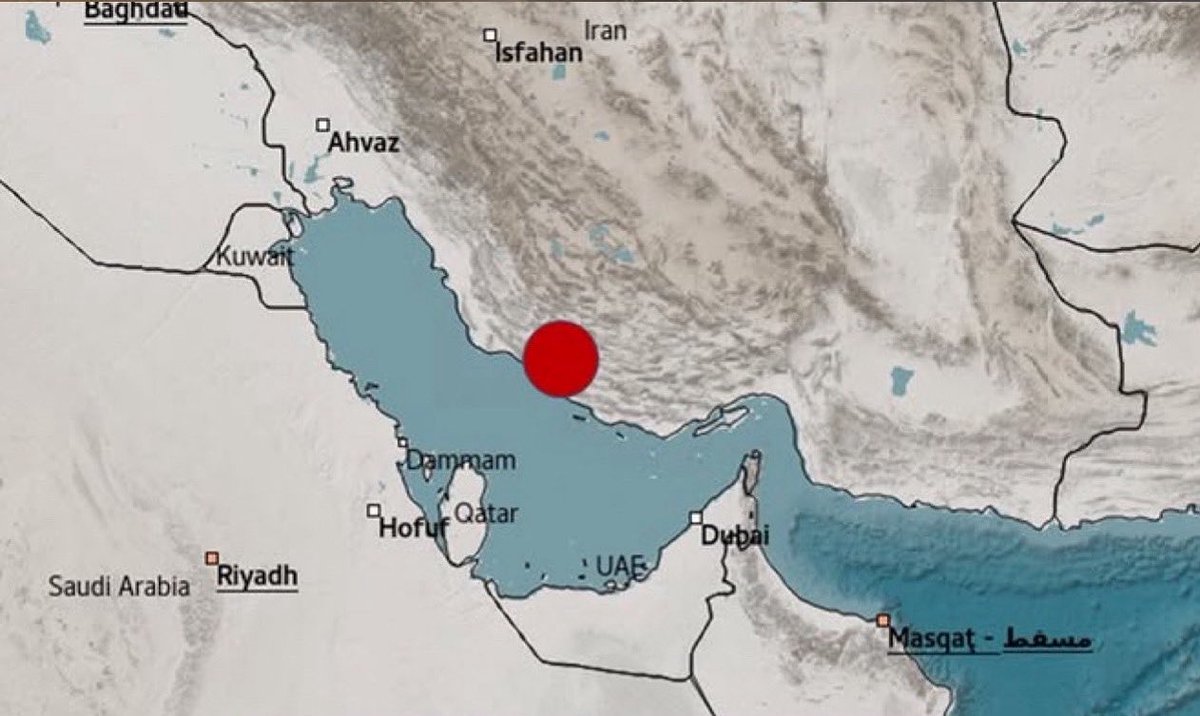 MSDAR_NEWS's tweet image. محطات الشبكة الوطنية لرصد الزلازل تسجل زلزالاً بقوة 5.2 درجة في جنوب #إيران، وكان غير محسوس في الدولة وليس له أي تأثير .
#مصدر_للأخبار