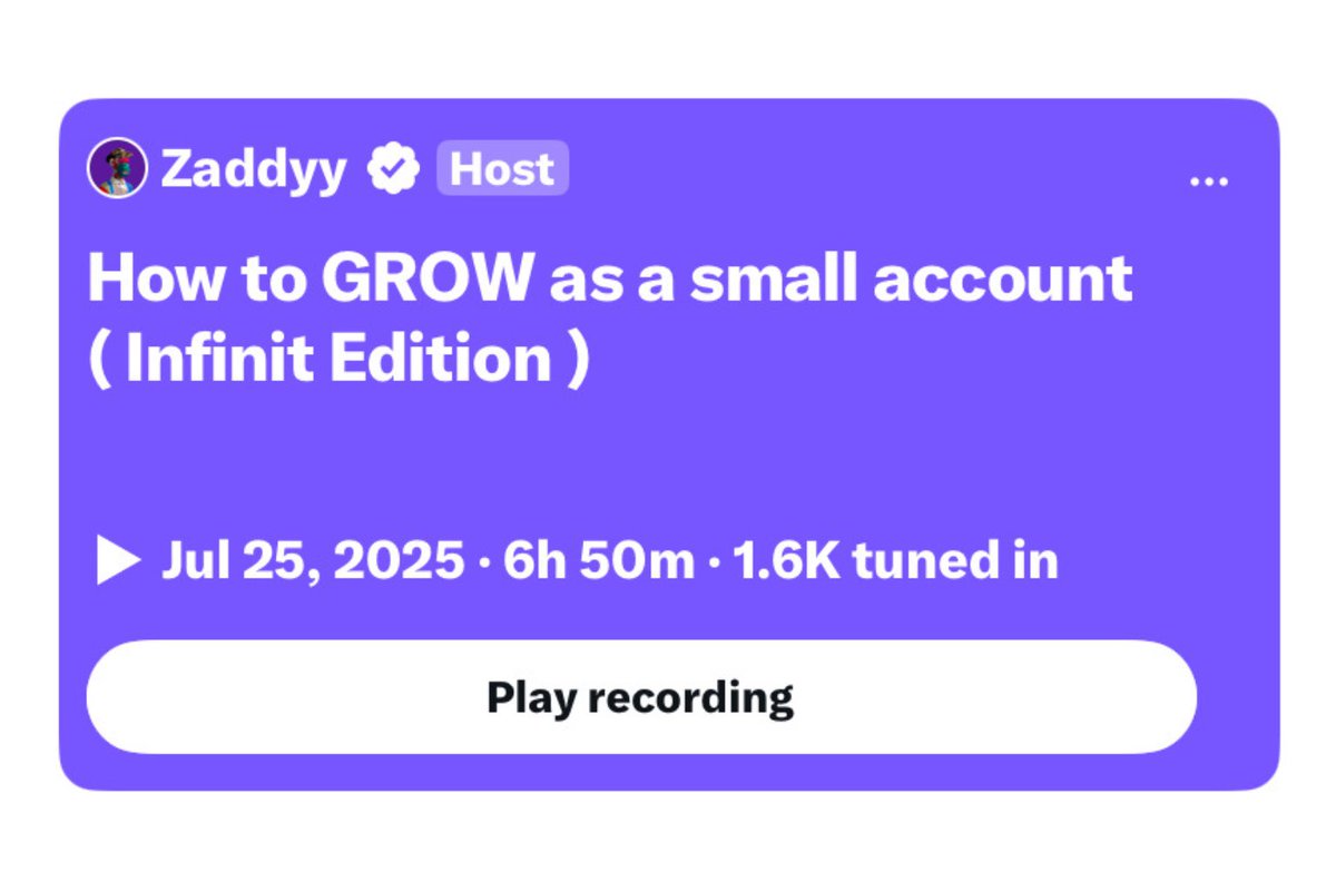 NotYourZaddyx's tweet image. Guyyyyyyyyys!

It was my first time hosting a Space, and I had over 1,600 people tune in!!!

First of all, I want to appreciate everyone for taking the time to join my INFINIT Space. It was originally planned for 1.5 hours but ended up lasting 6 hours all the way till 3AM!

My…