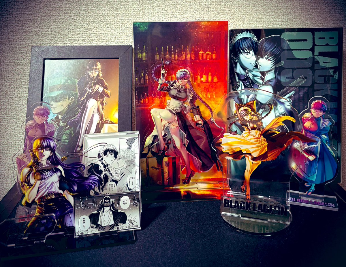 takezeon's tweet image. ロベルタまた増えました。
#BLACKLAGOON #ブラックラグーン
#ロベルタ #Roberta