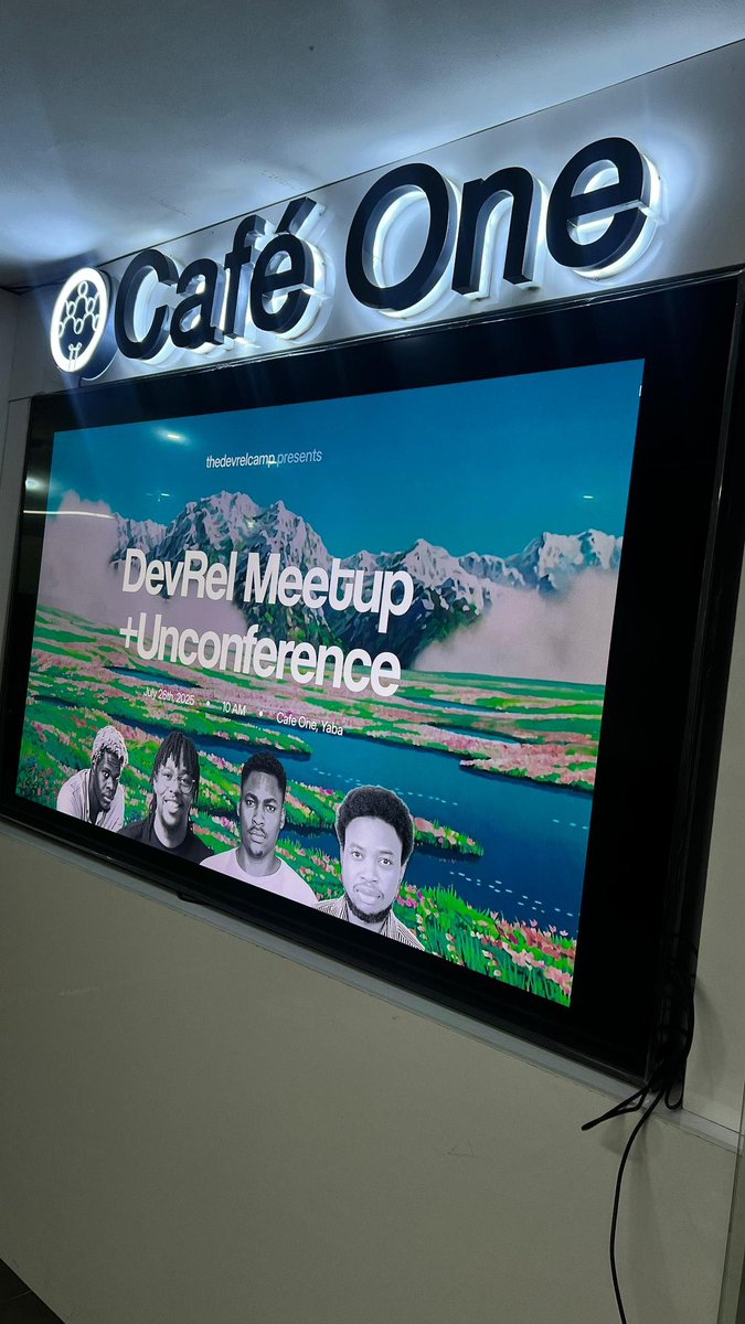 Ido Evergreen (@idoevergreen) on Twitter photo I’m live at the DevRel Meetup + Unconference in Lagos
Lots of insight, energy, and real talk from the DevRel community.
I’ll be documenting each session and sharing takeaways from the speakers in this thread 🧵👇
#thedevrelcamp #thedevrelmeetup
<a href="/thedevrelcamp/">The DevRel Camp</a> I’m live at the DevRel Meetup + Unconference in Lagos
Lots of insight, energy, and real talk from the DevRel community.
I’ll be documenting each session and sharing takeaways from the speakers in this thread 🧵👇
#thedevrelcamp #thedevrelmeetup
<a href="/thedevrelcamp/">The DevRel Camp</a>