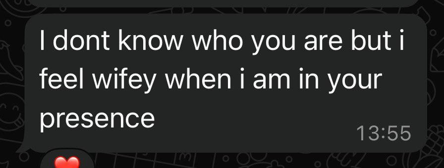 Fellas, find you a girl who feels wifey in your presence