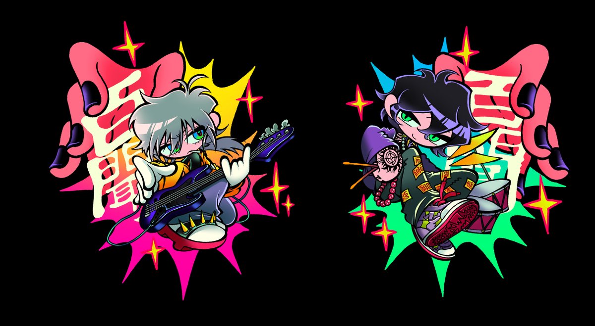 SD 캐릭터 페어 커미션 했어요~~! 신청감사합니다!