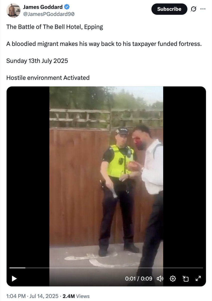 This is a racist convicted criminal using the X platform with impunity to celebrate violence + encourage and incite more of it