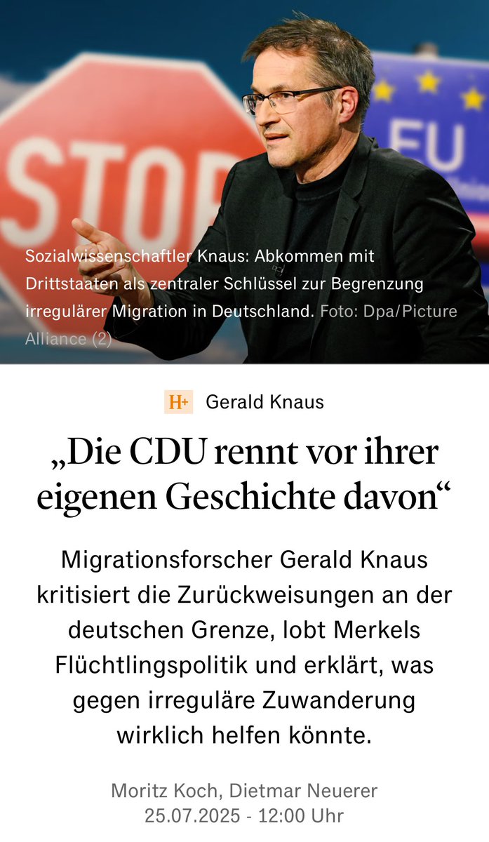 Merkel Mythen und Fakten 

Wahlumfragen 2019. Zählt man Union, SPD, Grüne, FDP zusammen: 

Juni: 73 Prozent
Nov: 70 Prozent
Dez: 72 Prozent

Afd: 11, 14, 15. 

2025 Yougov: 55 Prozent
Afd: 25.

Warum aber bestimmte 2019 Migration nicht (mehr) die Agenda?

Auch: Weil die Zahl der