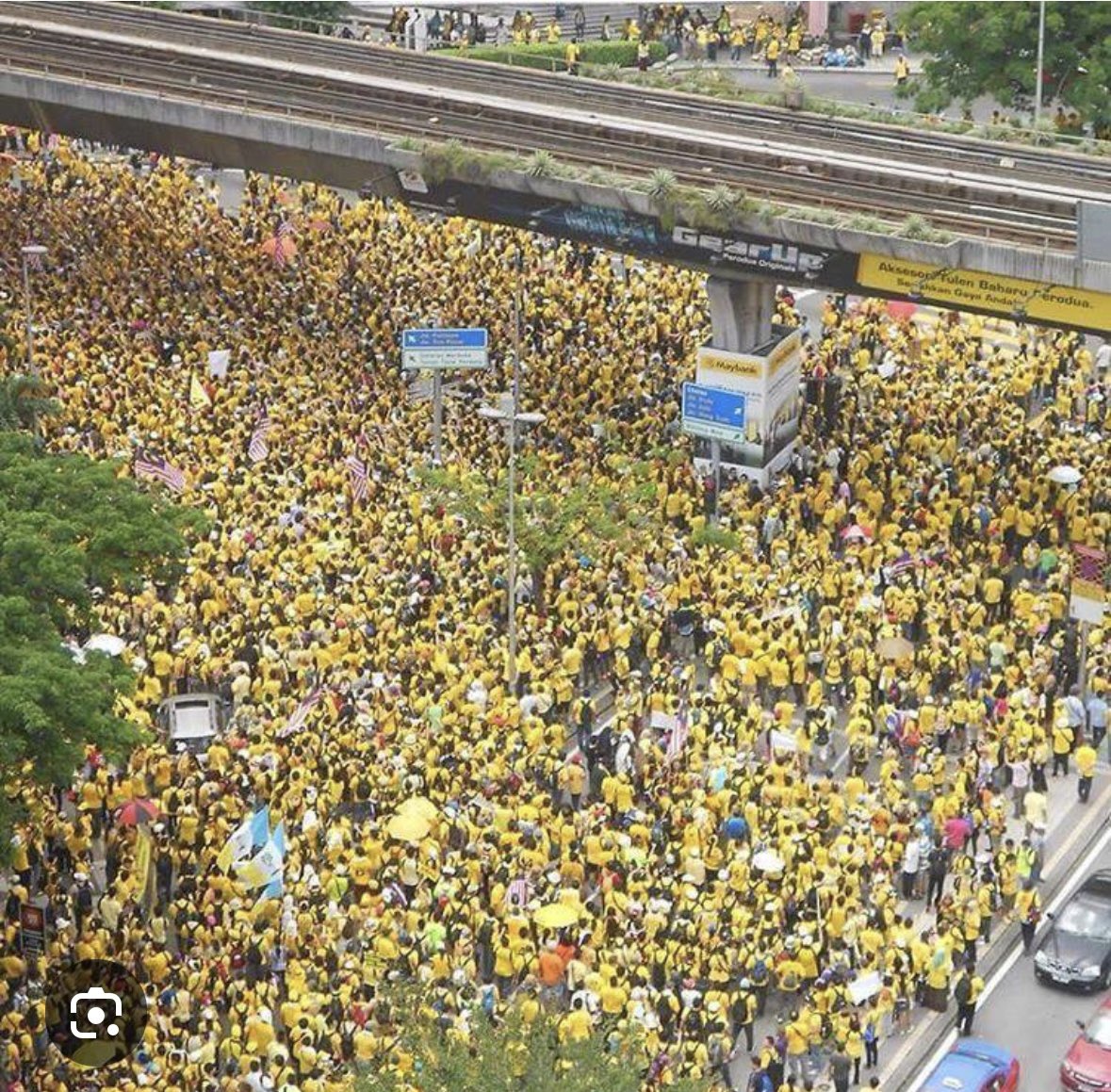 There's nothing like BERSIH Rally... Glad I was here, we slept under the moon light😊