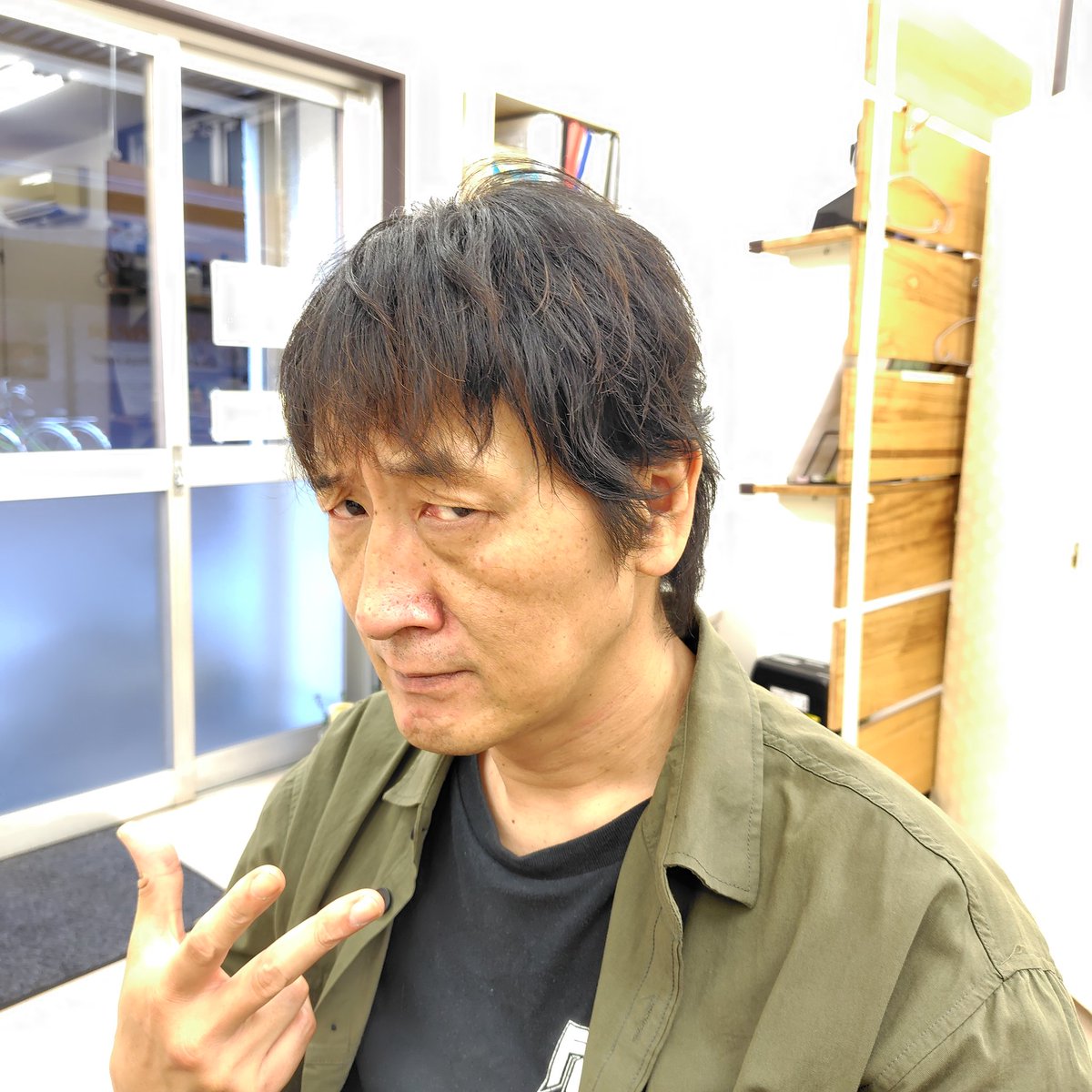 映画 鬼滅の刃を見て深堀りしているタノムサク鳥羽さんの言葉が、カッケェ😎🤟と思いました👍その時のお顔がコチラ↓ご来店ありがとうございました☺️🙏