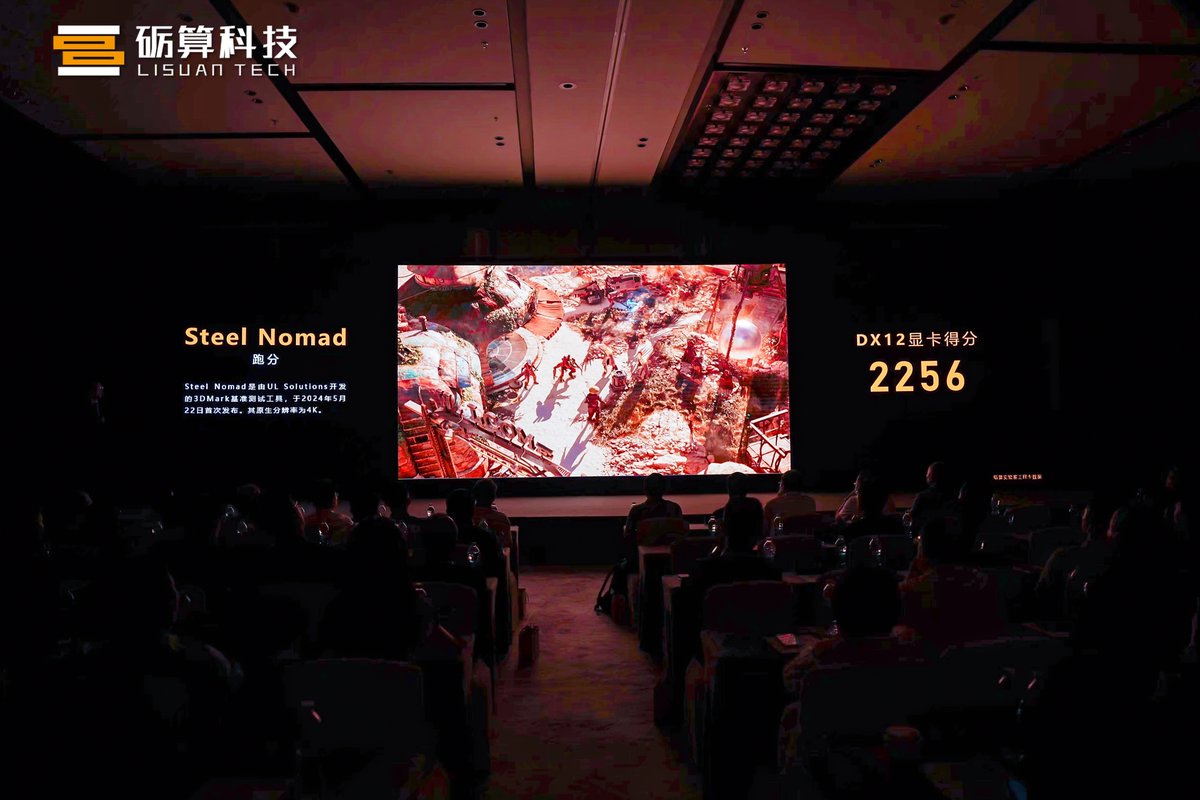 tphuang's tweet image. Lishuan Tech unveils its domestic 6nm gaming GPU @ WAIC 2025.
Consumer grade 7G106 & professional 7G105
Supports DirectX 12, Vulcan 13, OpenGL 4.6, OpenCL 3.0 & other widely used API. Uses self dev'd TruGPU architecture.
Mass production for 106 will start in Sep.
It has done well…