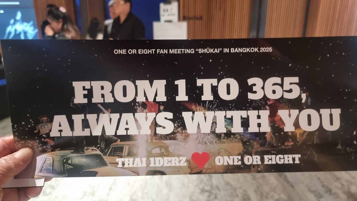XBomberThailand's tweet image. ONE OR EIGHT ã®ãã³ã³ã¯SHUKAI ã«ãã£ãŠããŸããã