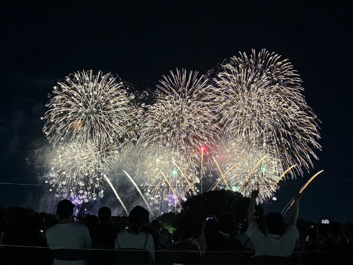 tachikawahanabi's tweet image. 本日予定されておりました花火は全ての打ち上げを終了いたしました。ご来園頂いた皆様、配信でお楽しみ頂いた皆様、誠にありがとうございました。ご来園の方はお気をつけてお帰りください。