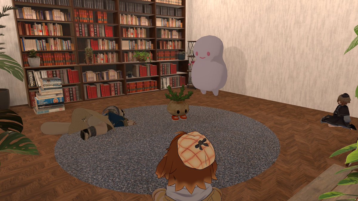 avr_nbr's tweet image. フレンド作のワールドで作業・読書（・V睡※）会
久々に韓国語の単語を叩き込んでました
VRCしながら勉強に時間割けるのありがたいね
※V睡は本来の用途ではありません