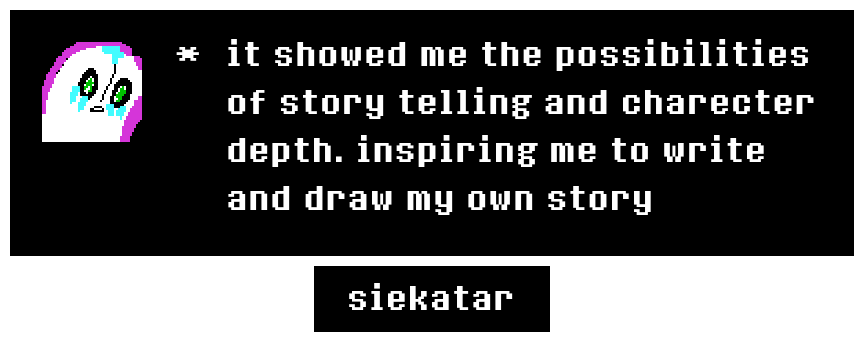 Karmas_Realm's tweet image. #UNDERTALEMEMORIES. Genuinly thought without undertale and deltarune I wouldn't have half an idea of how in depth a charecter could feel or be.