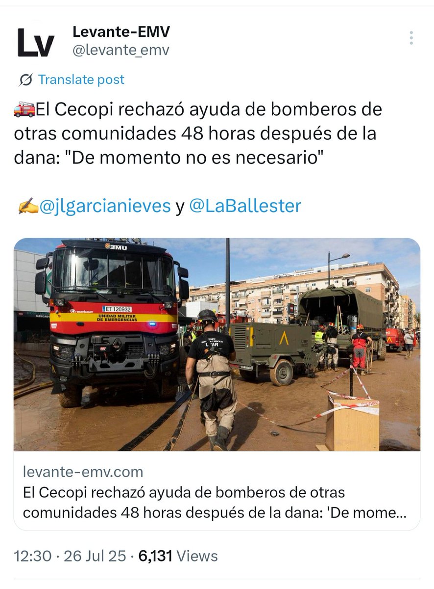 ChakNorris93's tweet image. No avisaron, no mandaron ayuda, dejaron morir a la gente.
Si España no ha estallado por esto, no estallará por nada.
Y sí, Valencia te pilla muy lejos, pero mañana te puede tocar a ti.
Hijos de mil putas de todos los colores, yo no os voy a perdonar.