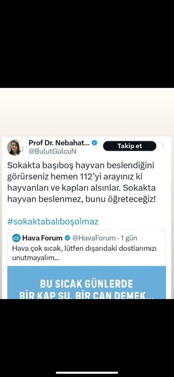 “Halkı Kin ve Düşmanlığa Tahrik etme” ve “Suçu ve Suçluyu Övme” şikayeti ile Nebahat ile ilgili şikayette bulundum.
Sizde 5 dakikanızı ayırarak sürece katkı koyabilirsiniz.
Cimer metni için tarafıma ulaşabilirsiniz.
Devletime güveniyorum.
#SokakHayvanlarıSahipsizDeğil