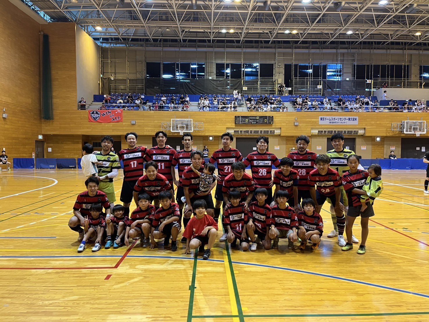カフリンガ東久留米　関東フットサルリーグ　赤　スボルメ　シャツ　ＳＶＯＬＭＥ ⚫️🔴 Thank you 2024 カフリンガ東久留米 に関わる全ての皆様