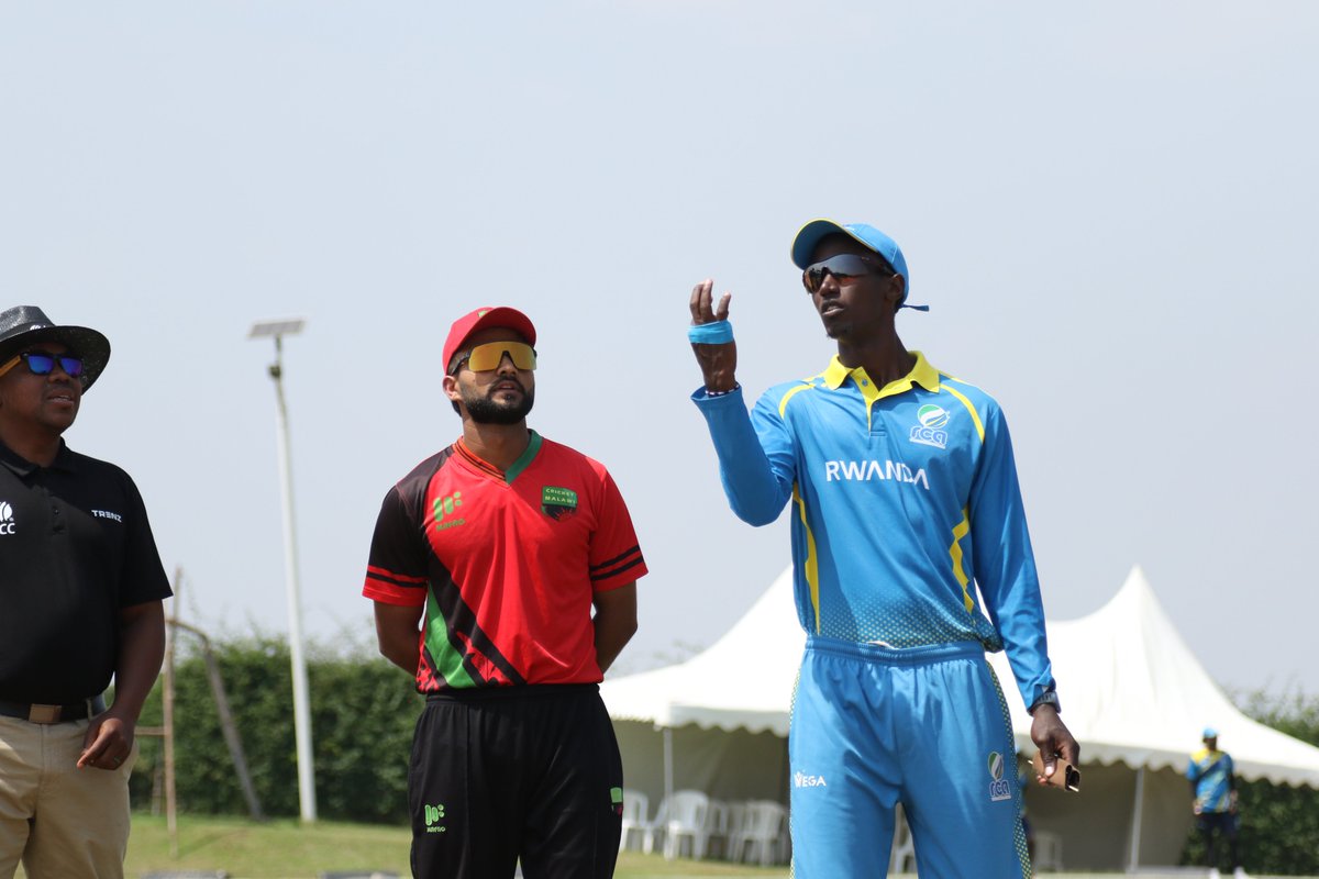 RwandaCricket's tweet image. Matchday 7 – Saturday 26 July
Malawi won the toss and chose to bowl first against Rwanda.
The winner heads to the final to face Bahrain.
#TriNationSeries2025
@cricketmalawi
@Rwanda_Sports
