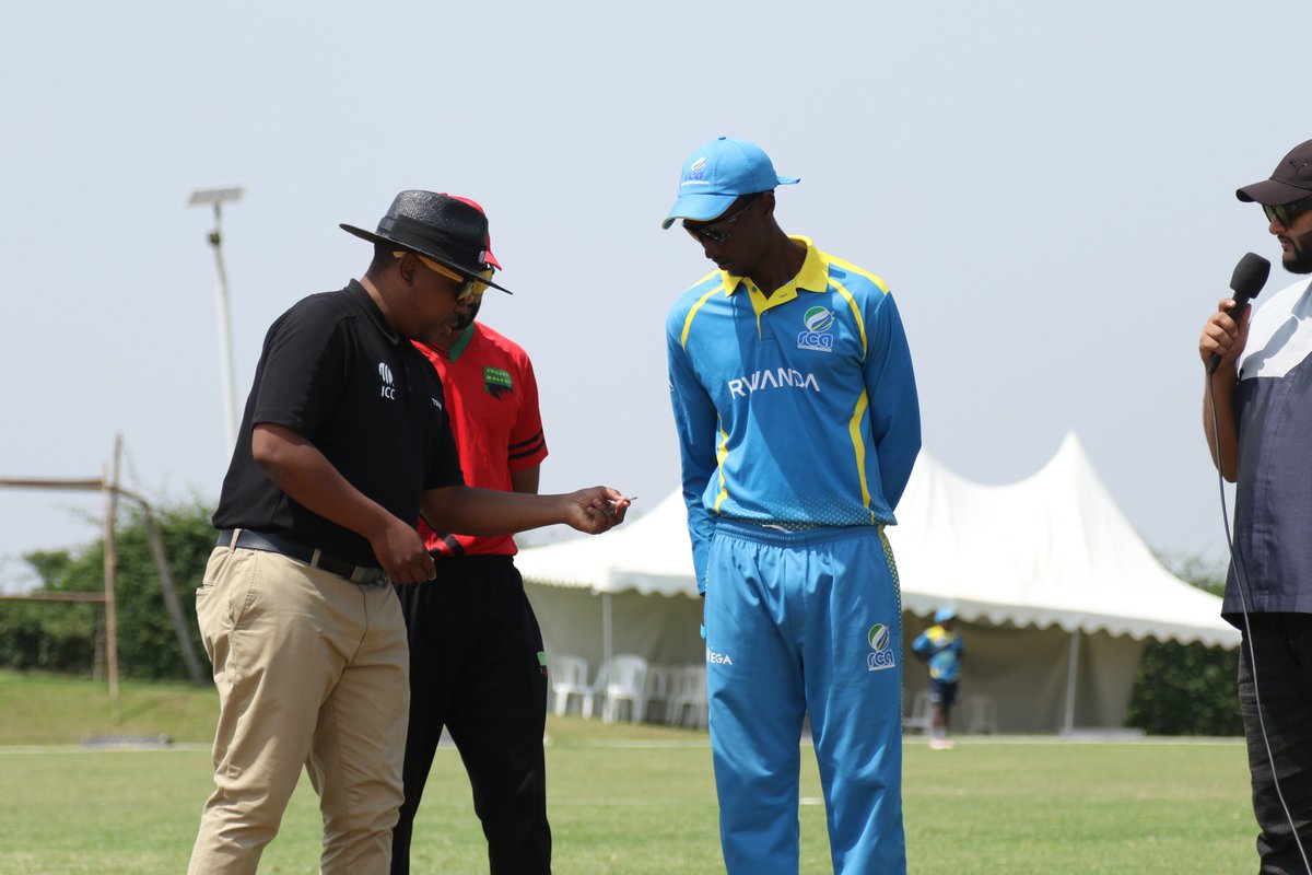 RwandaCricket's tweet image. Matchday 7 – Saturday 26 July
Malawi won the toss and chose to bowl first against Rwanda.
The winner heads to the final to face Bahrain.
#TriNationSeries2025
@cricketmalawi
@Rwanda_Sports