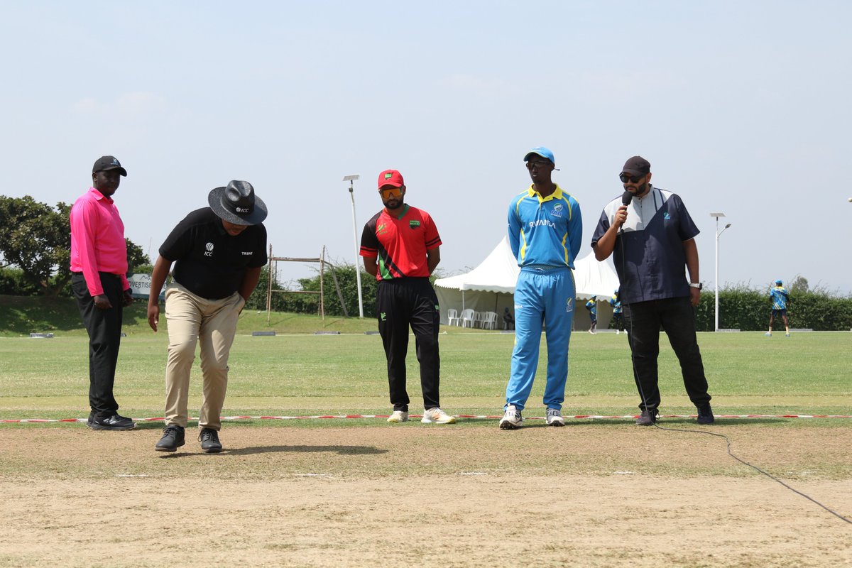 RwandaCricket's tweet image. Matchday 7 – Saturday 26 July
Malawi won the toss and chose to bowl first against Rwanda.
The winner heads to the final to face Bahrain.
#TriNationSeries2025
@cricketmalawi
@Rwanda_Sports