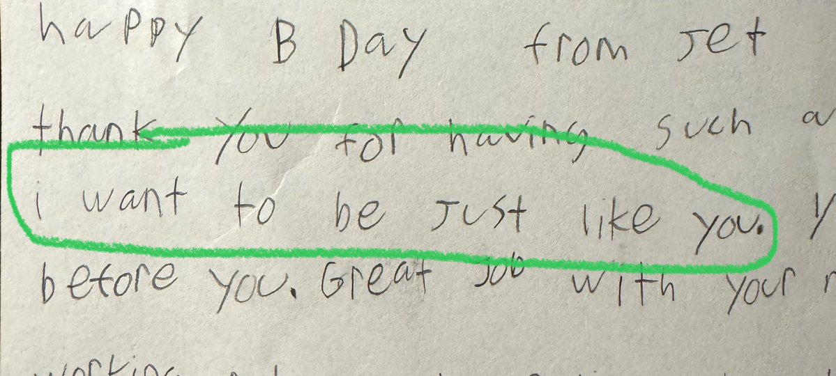 ClintFiore's tweet image. The sweetest, yet most haunting, gut-check of a sentence a dad ever hears from their son.