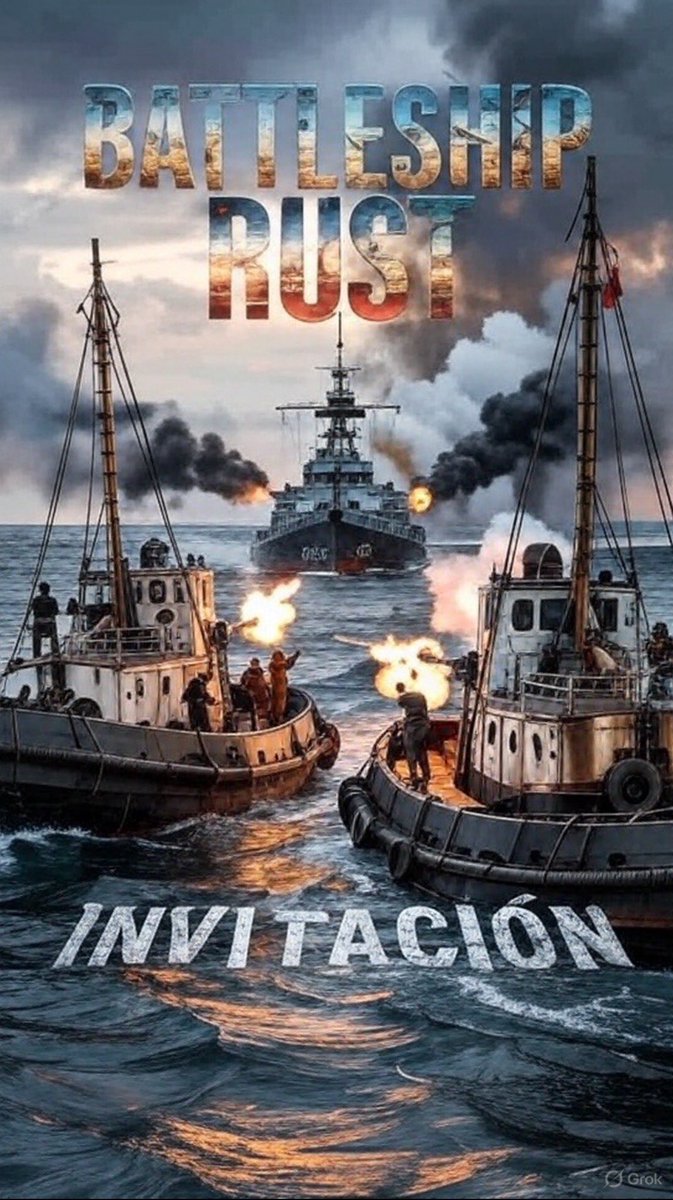 Que entres a trabajar y te llegue un mensaje de GRAN <a href="/_fermer87/">Fermer87</a> para ser capitan en Battleship Rust. Es de agradecer estaré con me team que siempre está ahí  HUEVITO ,KEKE Y BERRTOZ  nos vemos chabules