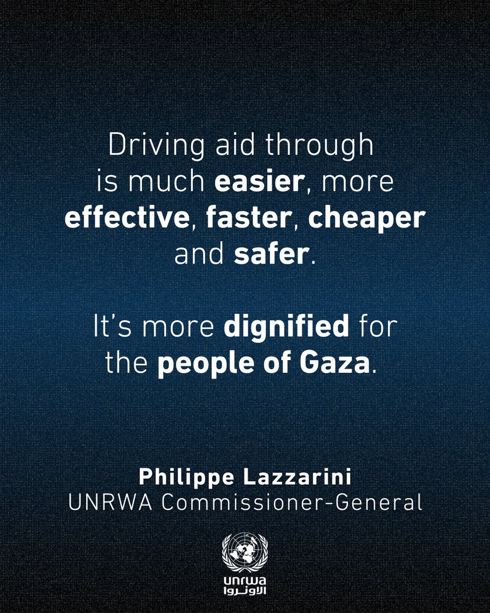 "Gaza: airdrops will not reverse the deepening starvation. They are expensive, inefficient and can even kill starving civilians.
It is a distraction and screensmoke.

A manmade hunger can only be addressed by political will. 
Lift the siege, open the gates and guarantee safe