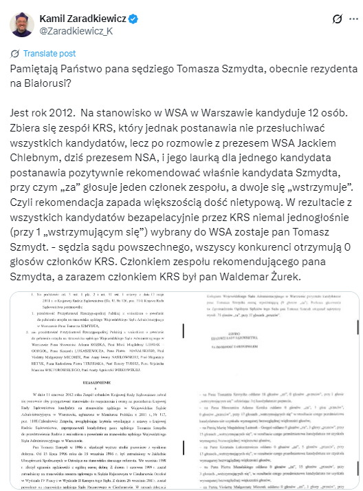 HubnerrMax's tweet image. Pamiętacie ruskiego szpiega, Tomasza Szmydta, którego do Sejmu wprowadzali Posłowie PO, a do KRS wszedł za ich rządów z ramienia sędziowskiej kasty?
Przez lata rządów PiS prowadził akcje sabotażowe reform sądowniczych.
Okazuje się, że stał za nim Waldemar Żurek.
Puzzle pasują.