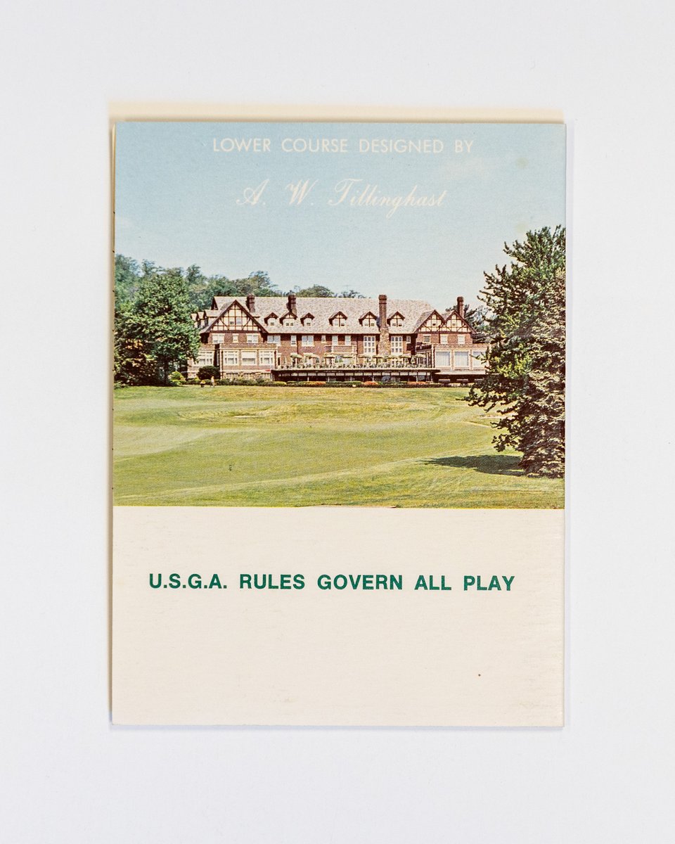 MGA1897's tweet image. This #scorecardsaturday features an old Baltusrol card as we look ahead to one of our favorite days of the year on Tuesday... the Carter Cup!