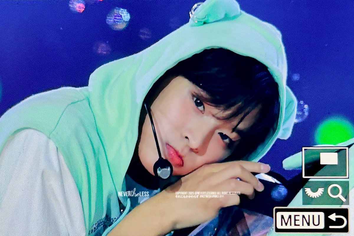 nevertlessriku's tweet image. 250726 가요대전 썸머💚 #NCTWISH #RIKU #리쿠 #リク