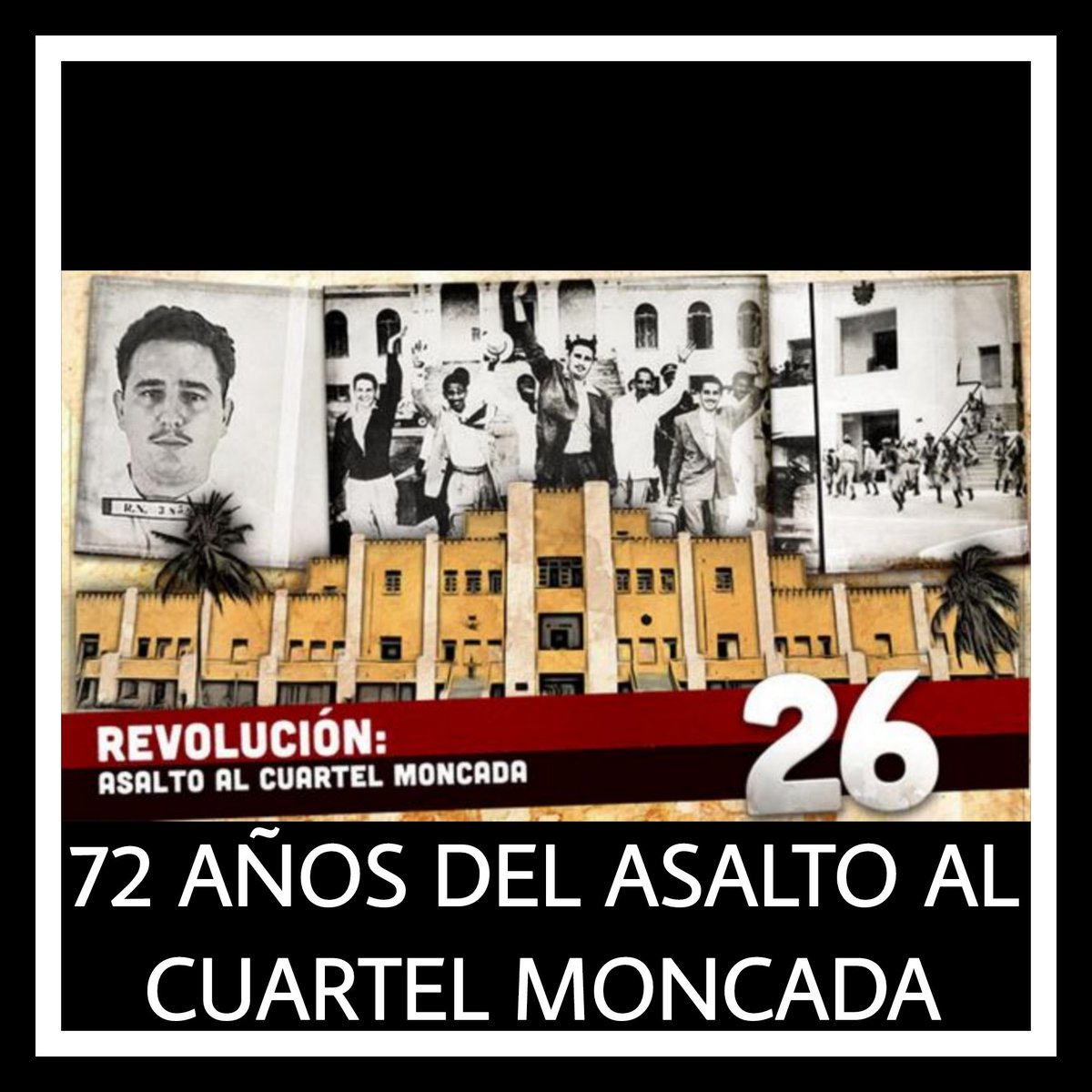 RedPlaneta2's tweet image. #72 años del asalto al cuartel Moncada
Hoy se cumplen 72 años del asalto al cuartel Moncada, que protagonizaron varios revolucionarios cubanos liderados por Fidel Castro. Para conmemorar este día, os traigo un extracto del alegato de defensa de Fidel Castro ante el
tribunal…