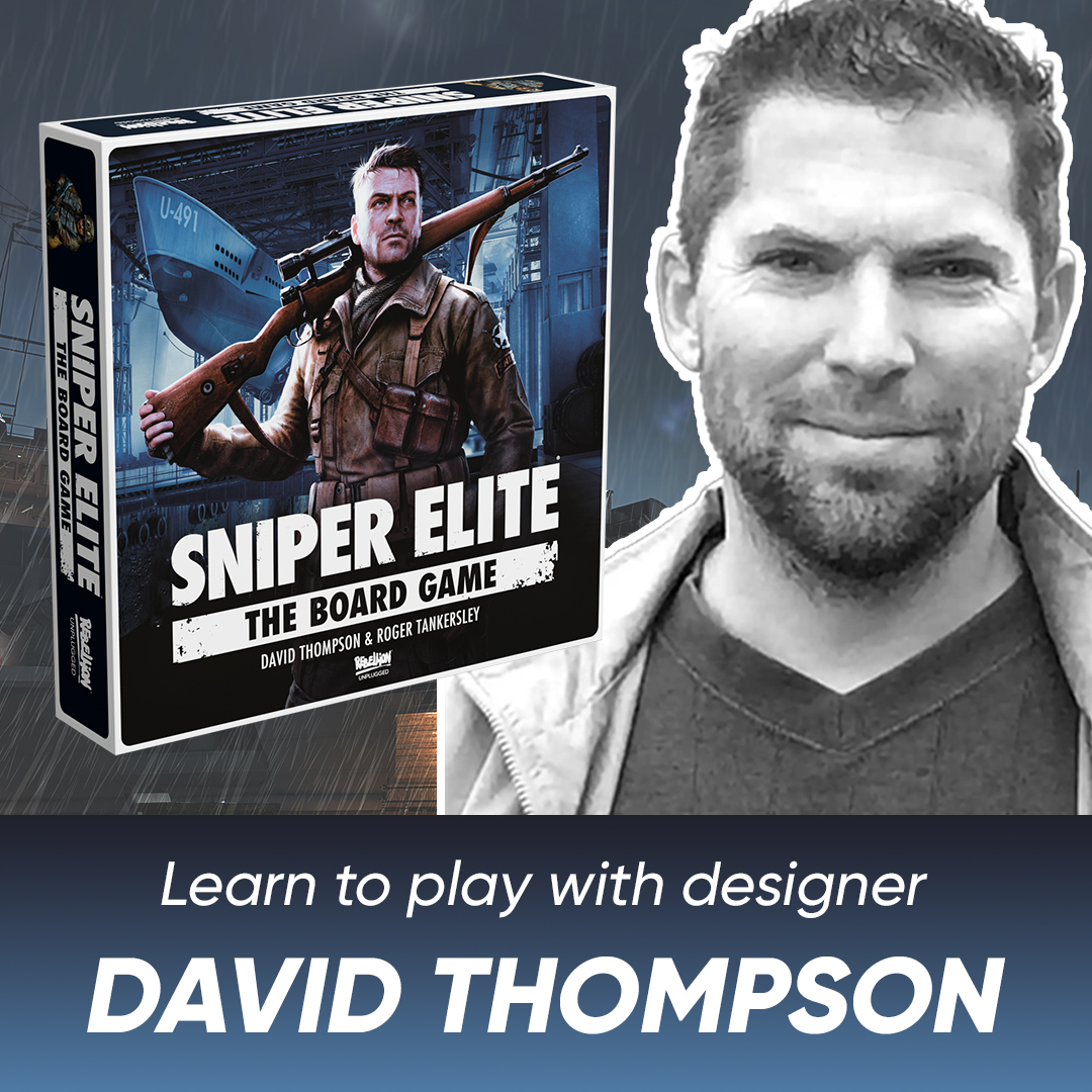 Rebellion Unplugged (@reb_unplugged) on Twitter photo We're offering Gen Con gamers something special at our demo tables this year! Join legendary designer David Thompson and learn how to play the ultimate hidden movement game... Sniper Elite!
Book now, while spots last! β‘οΈ bit.ly/3YtwdE7 We're offering Gen Con gamers something special at our demo tables this year! Join legendary designer David Thompson and learn how to play the ultimate hidden movement game... Sniper Elite!
Book now, while spots last! β‘οΈ bit.ly/3YtwdE7