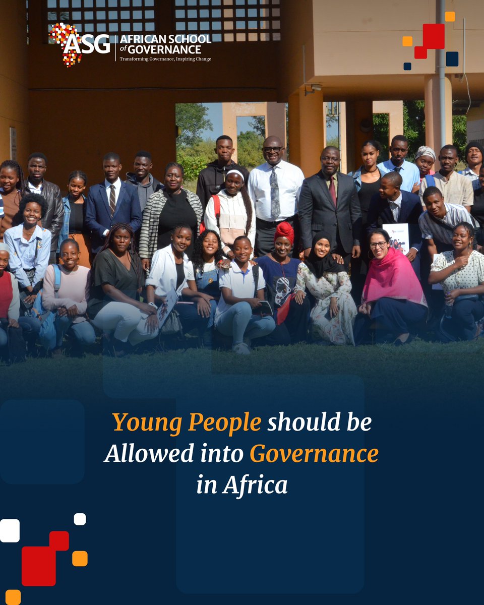 Leadership in Africa has often been equated with age. But what if that is redefined?

At our MPA Programme, we are challenging norms and reimagining what leadership can look like — driven by purpose, not just years.

Tell us: Should age still be a prerequisite for power? Or is it